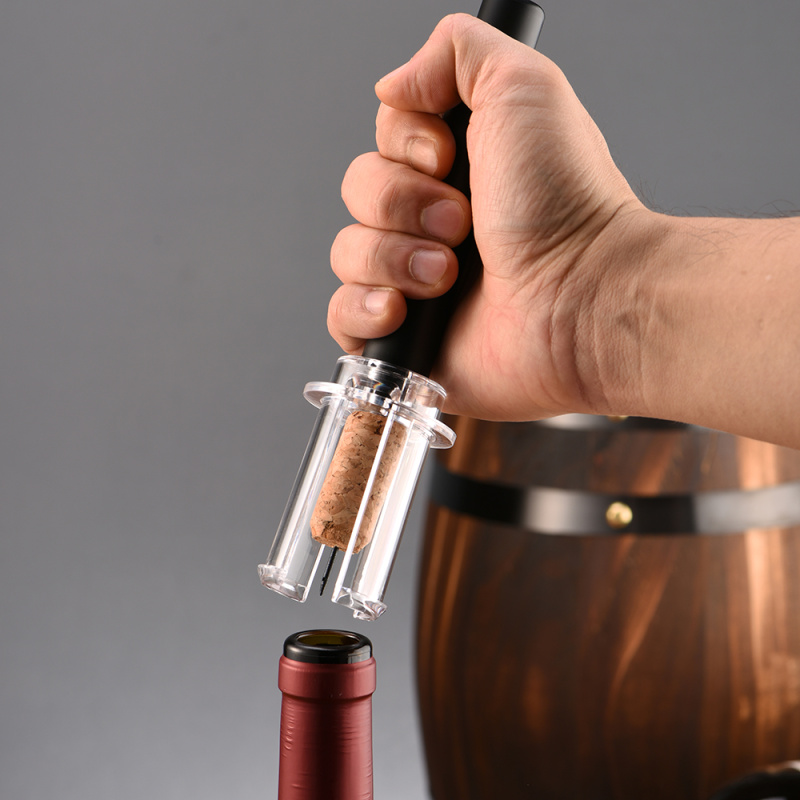 Сувенирная продукция Штопор вакуумный Дентон, черный Заказать