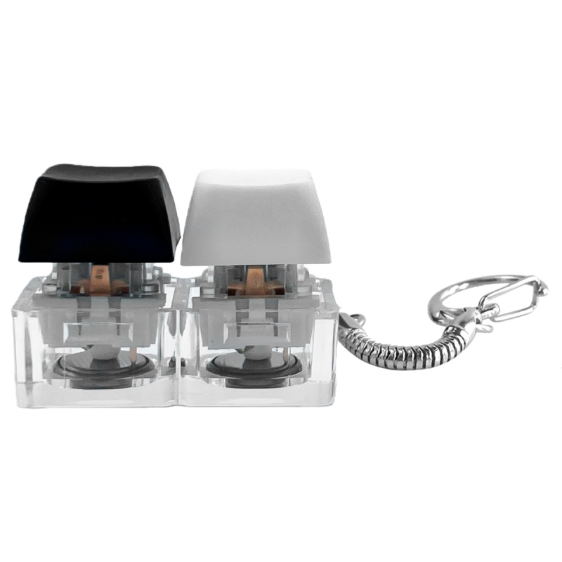 Сувенирная продукция Брелок KeyDuo с LED подсветкой, чёрно-белый Заказать