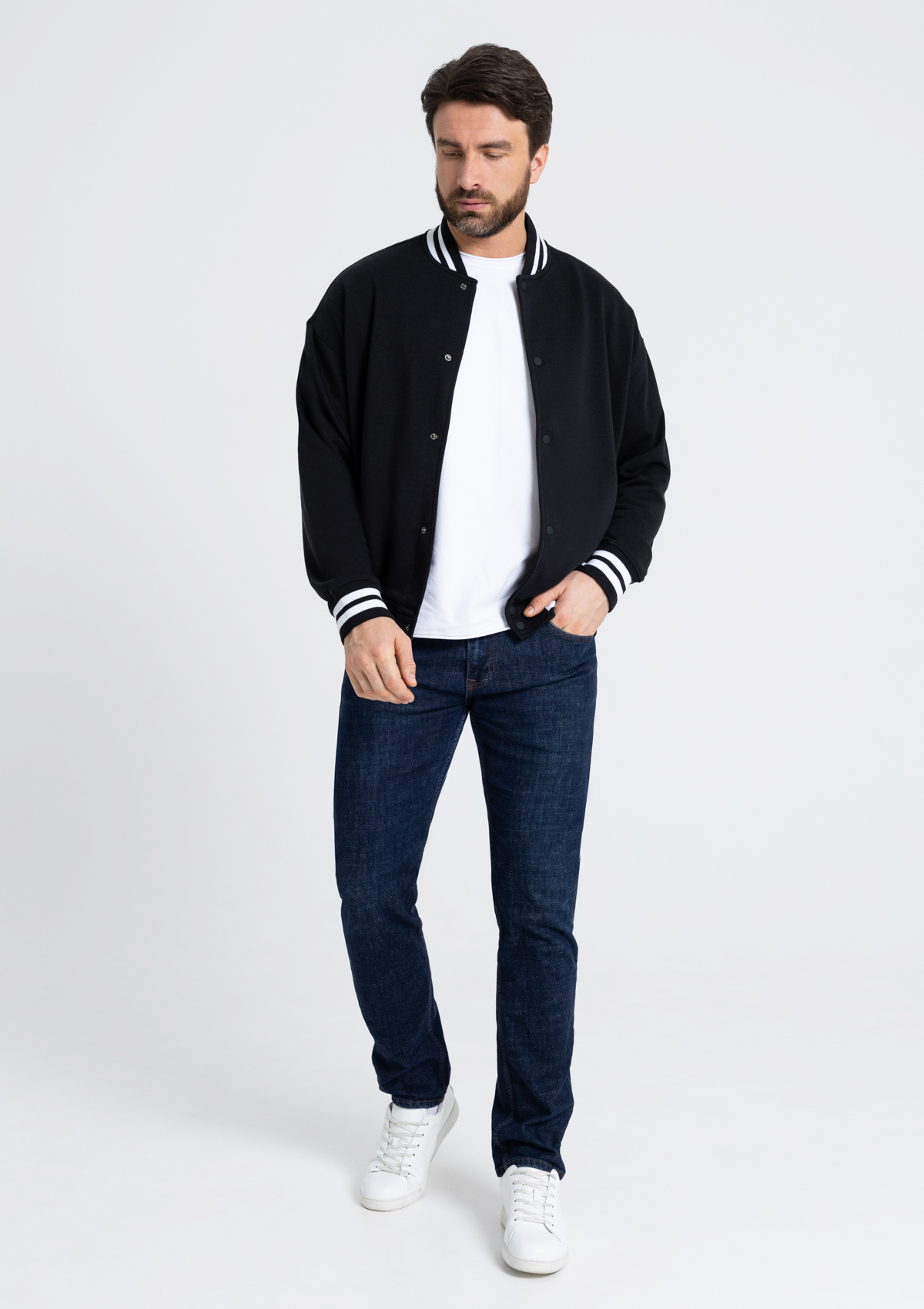 Сувенирная продукция Бомбер унисекс STAN футер без начеса с контрастом 340, 71 Заказать