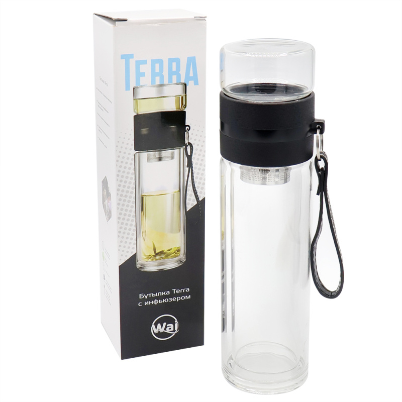 Сувенирная продукция Бутылка Terra c инфьюзером Заказать