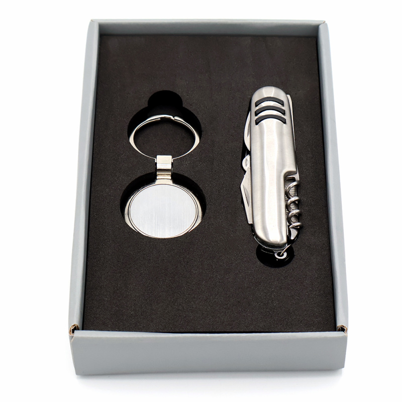 Сувенирная продукция Подарочный набор БАЗИС, серебристый Заказать