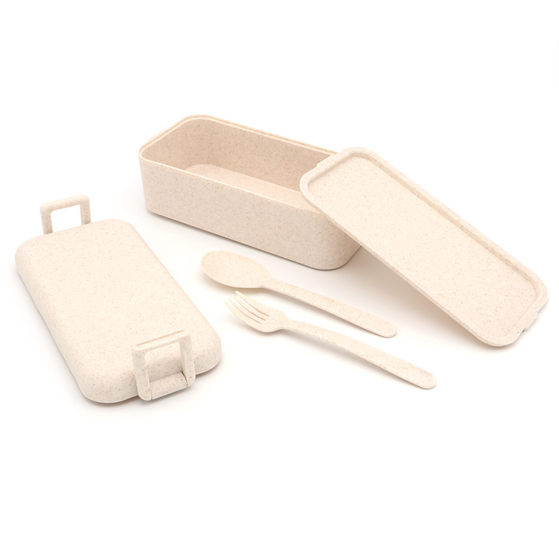 Сувенирная продукция Ланчбокс (контейнер для еды) Bricker из пшеничного волокна, бежевый Заказать