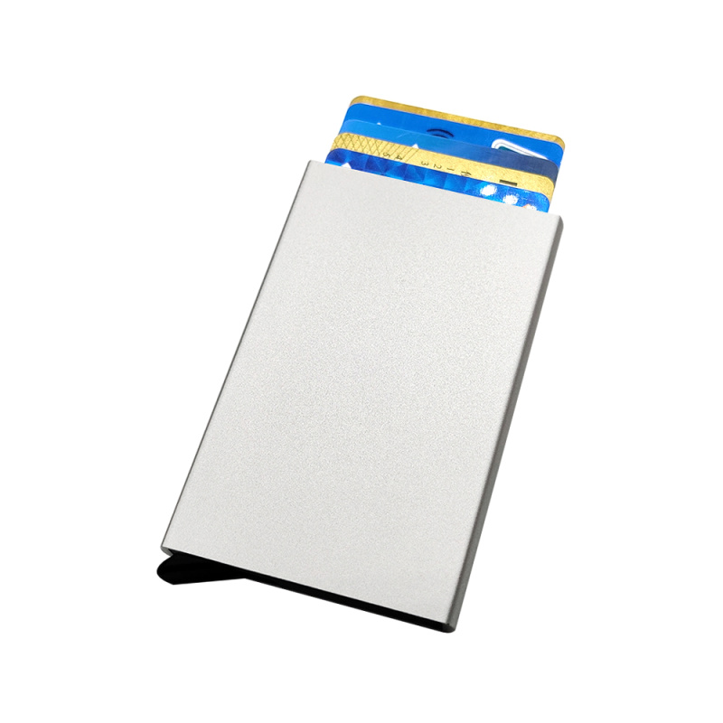 Сувенирная продукция Держатель банковских карт Visir, серебристый Заказать