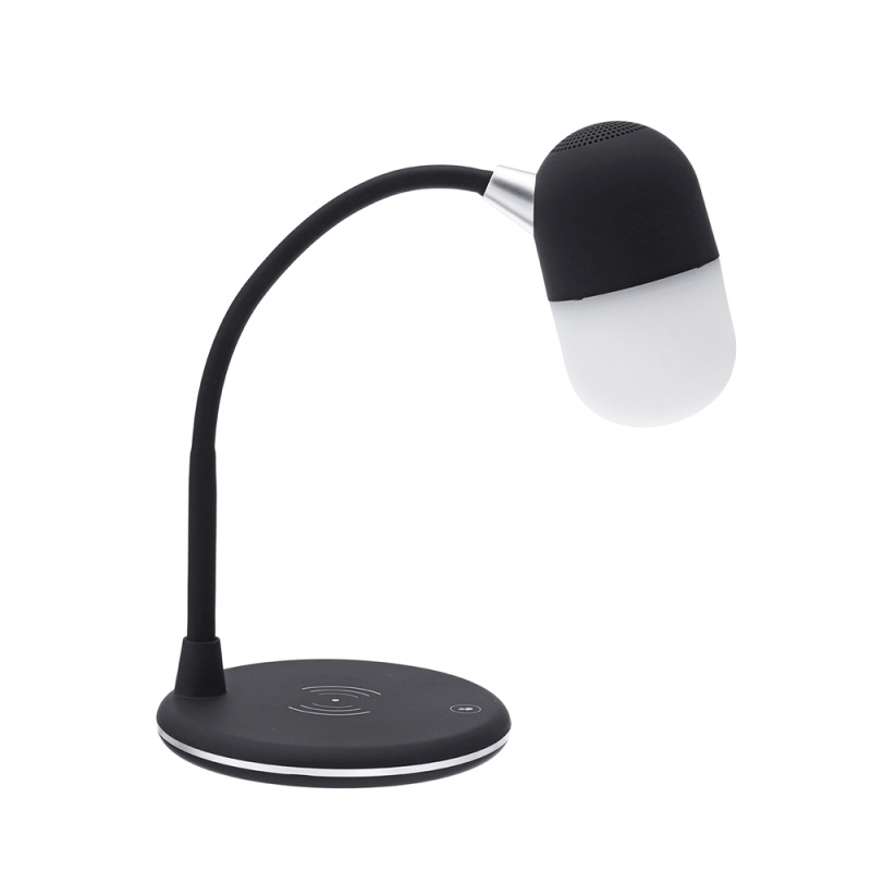 Сувенирная продукция Лампа с колонкой и беспроводной зарядкой Alladin Заказать