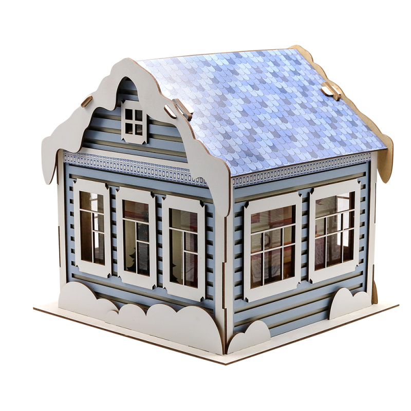 Сувенирная продукция Новогодний дом-упаковка новогодняя из дерева Заказать