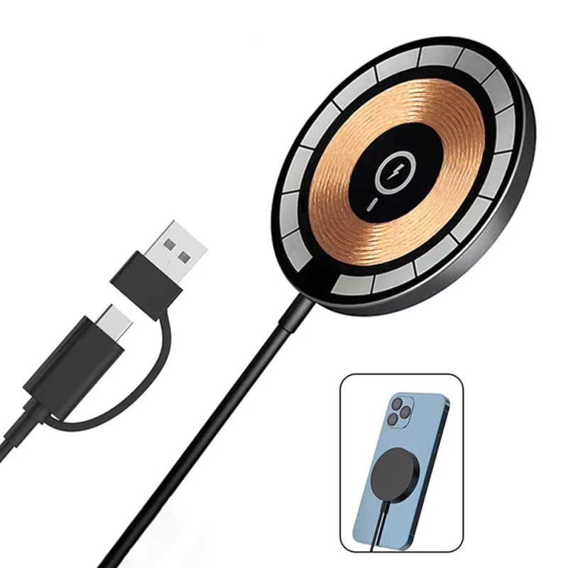 Сувенирная продукция Беспроводное магнитное зарядное устройство Aphia 15W, прозрачный Заказать