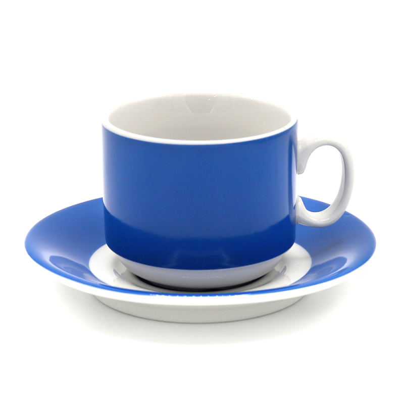 Сувенирная продукция Чайная пара фарфоровая 220см³ "экспресс" "Sunrise" (7С1665Ф34), синий, в коробке Заказать