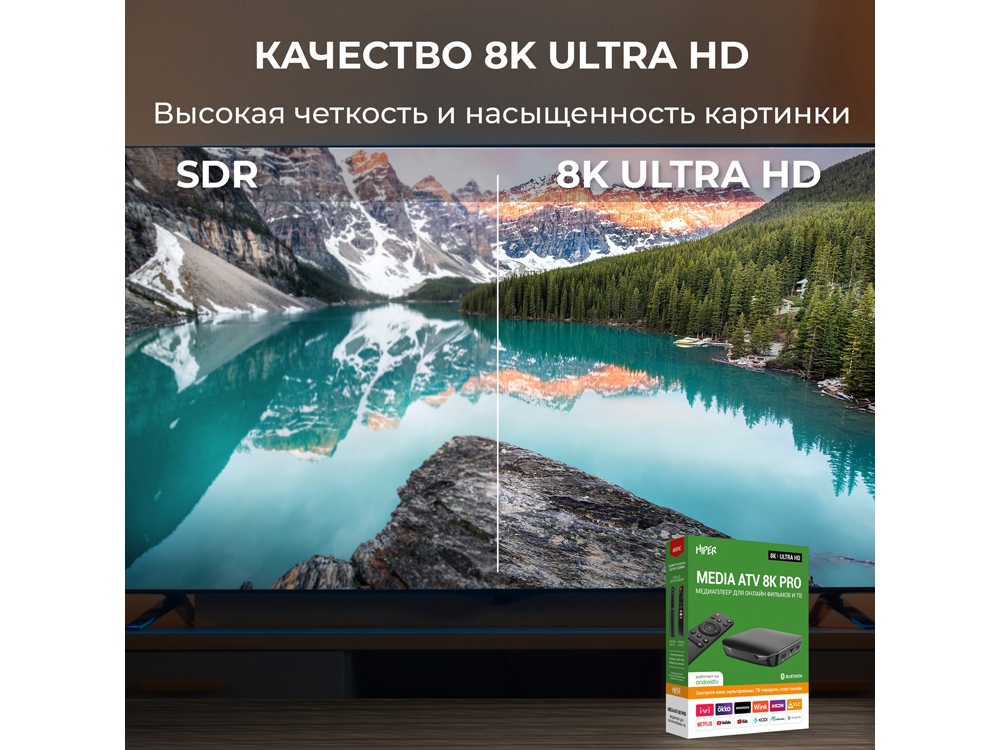 Сувенирная продукция Медиаплеер  «MEDIA ATV 8K Pro» Заказать