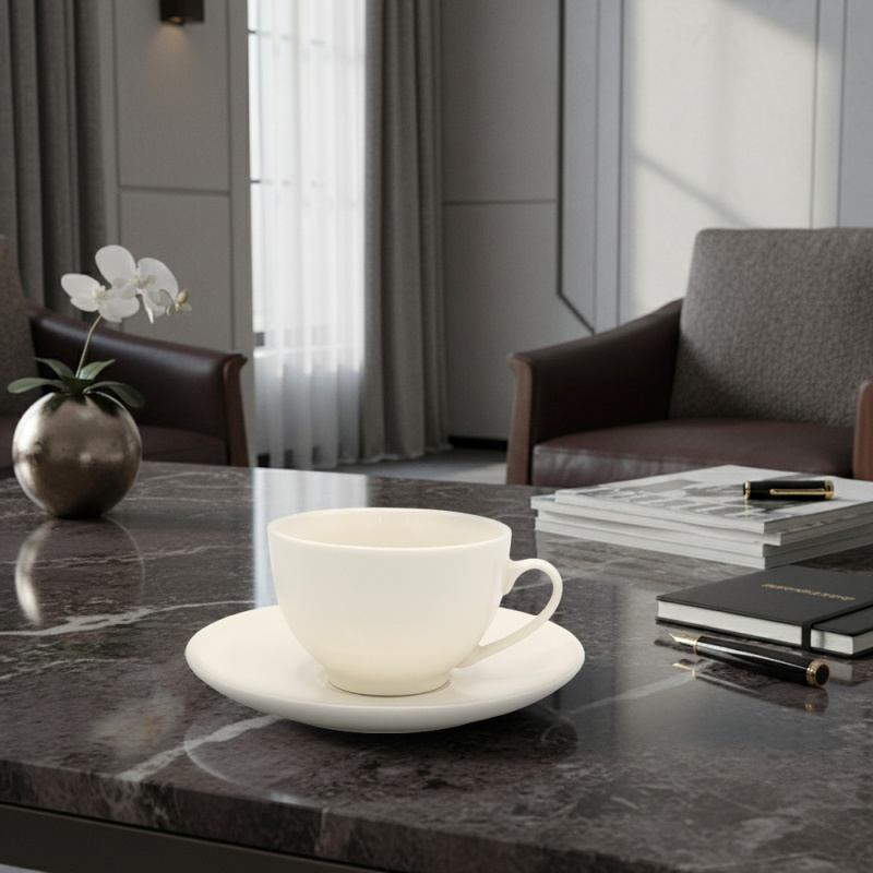 Сувенирная продукция Чайная пара Swan, белая Заказать