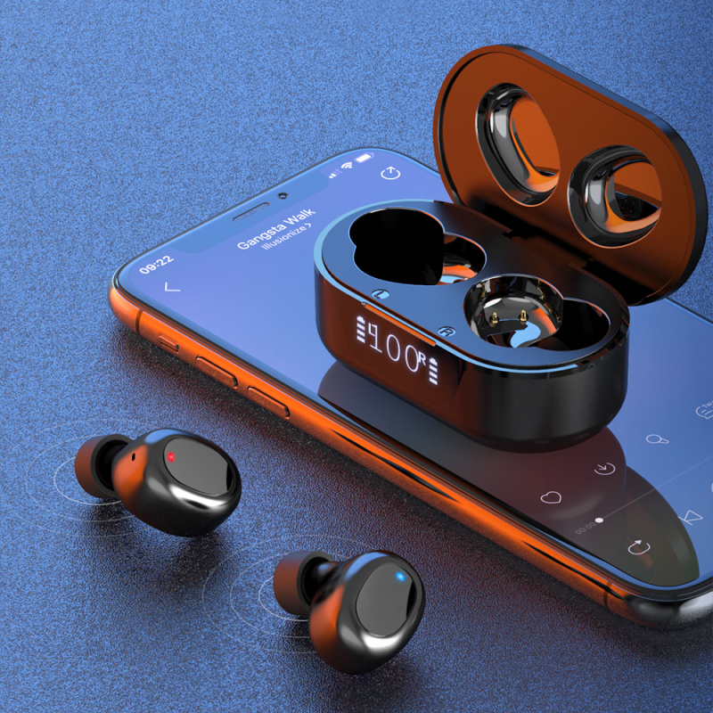 Сувенирная продукция Наушники беспроводные  Bluetooth Gubber TW16, черные Заказать