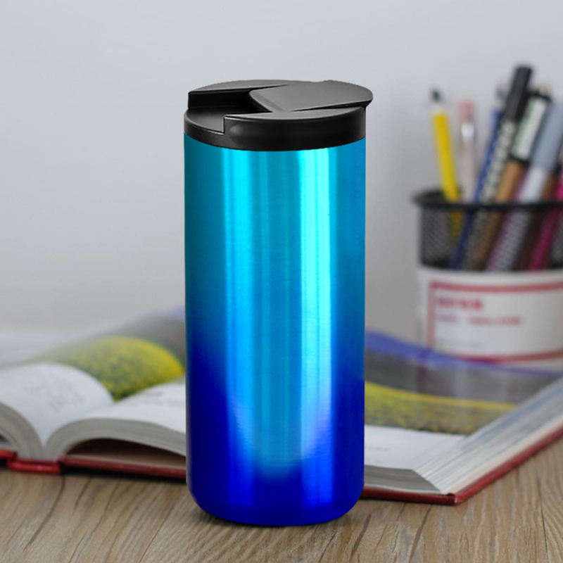 Сувенирная продукция Термокружка с двойной стенкой Koffline, голубой-S Заказать