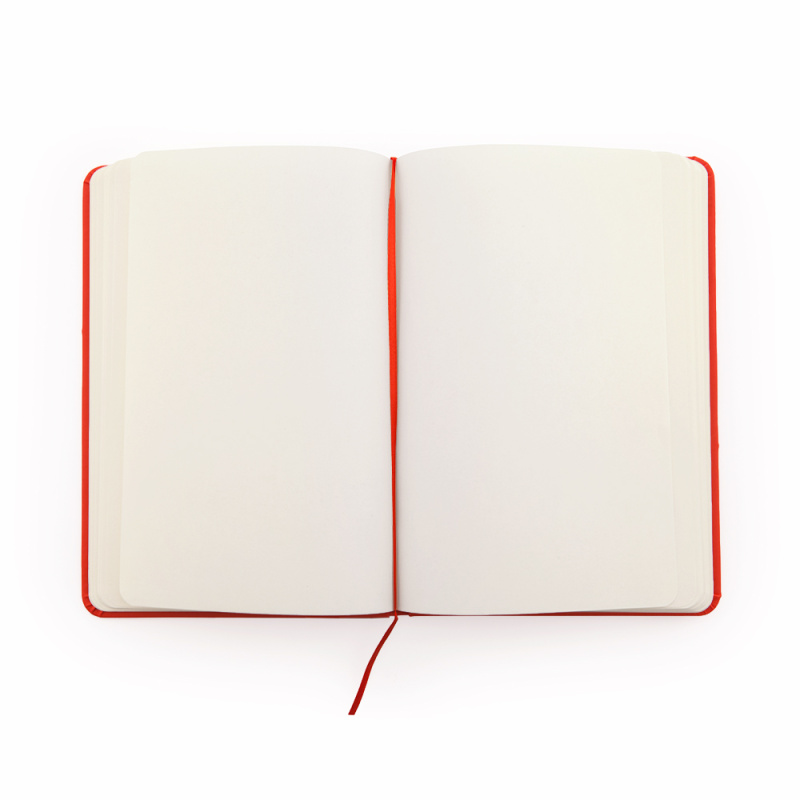 Сувенирная продукция Блокнот A6 CORAL в твёрдом переплёте, КРАСНЫЙ Заказать