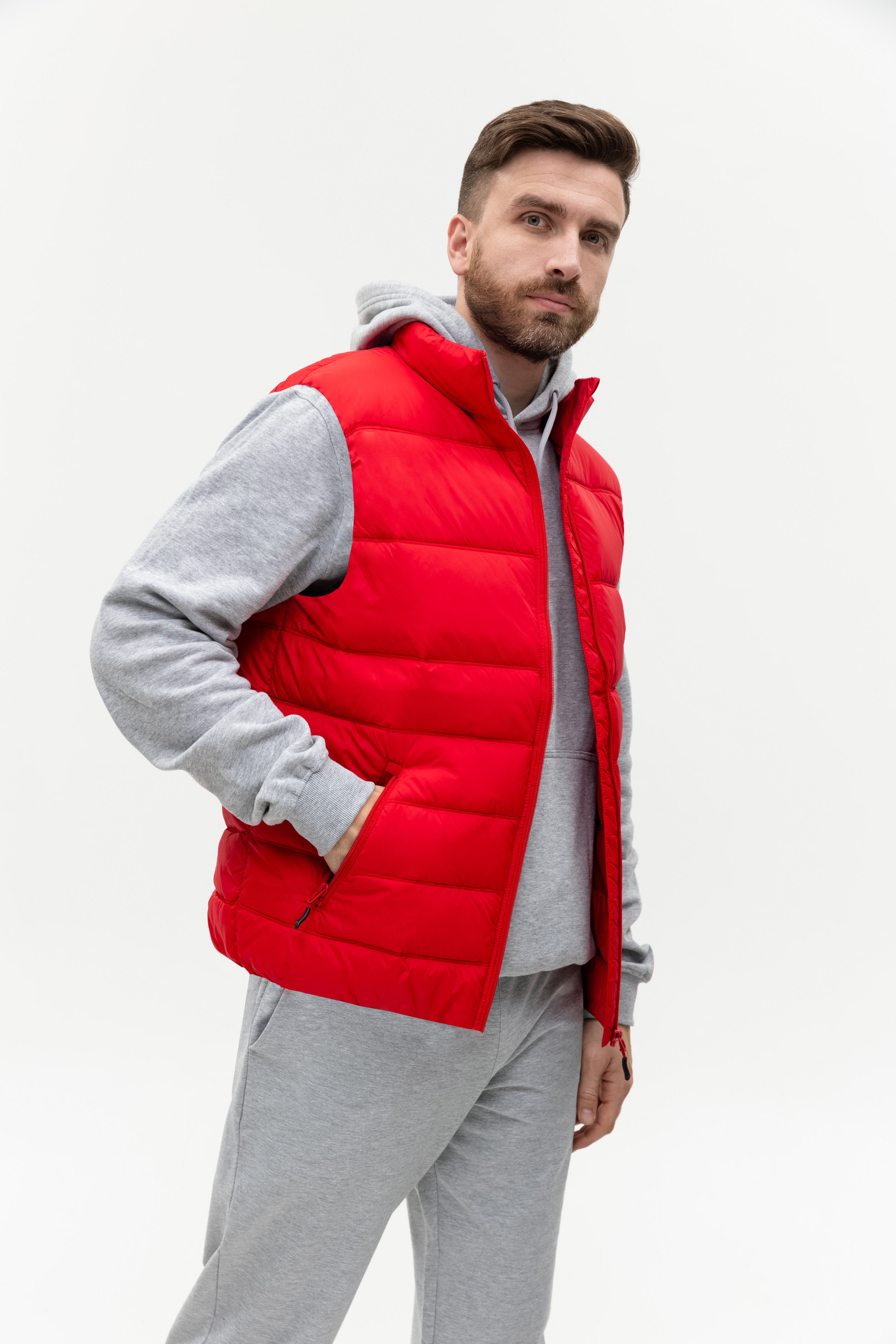 Сувенирная продукция Жилет мужской STAN утепленный таффета 210T,65, 82 Заказать