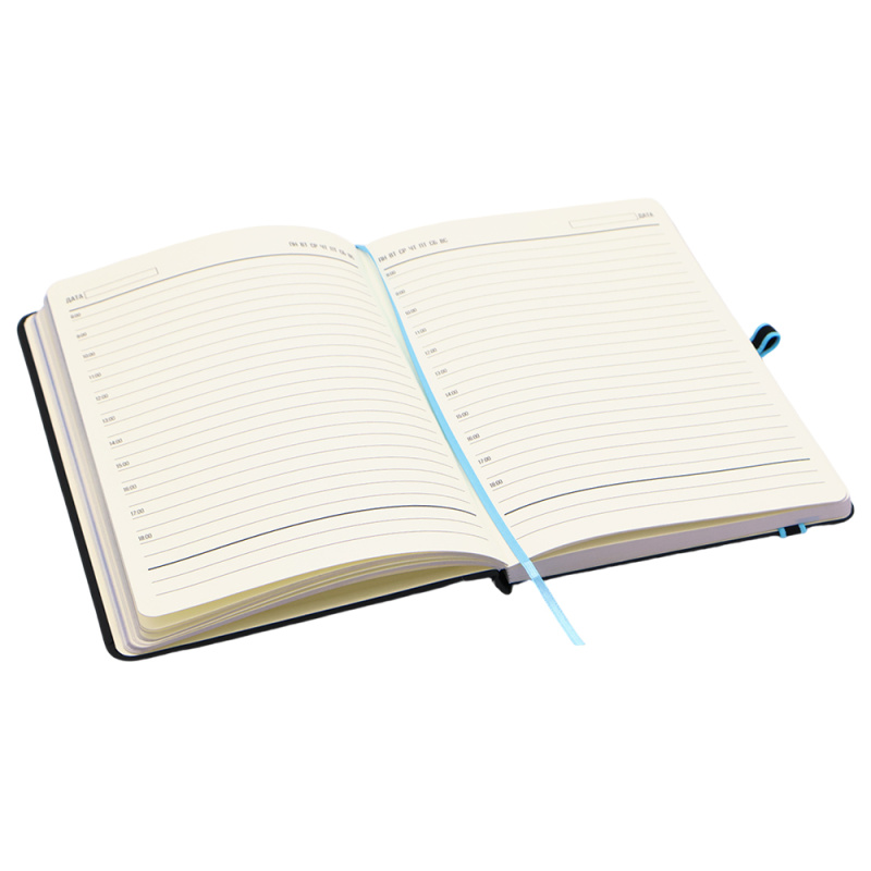 Сувенирная продукция Ежедневник A5 недатированный Sir Lewis в твёрдом переплёте, голубой кант Заказать