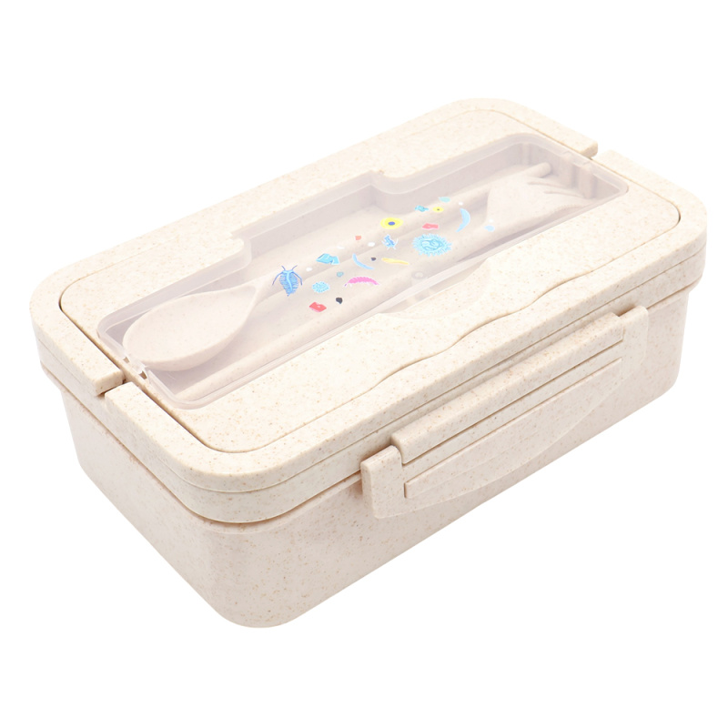 Сувенирная продукция Ланчбокс (контейнер для еды) Hapler из пшеничного волокна, бежевый Заказать