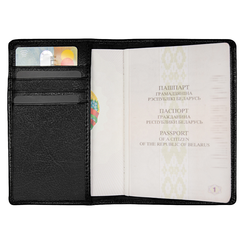 Сувенирная продукция Обложка для паспорта Leather Trend, чёрный Заказать