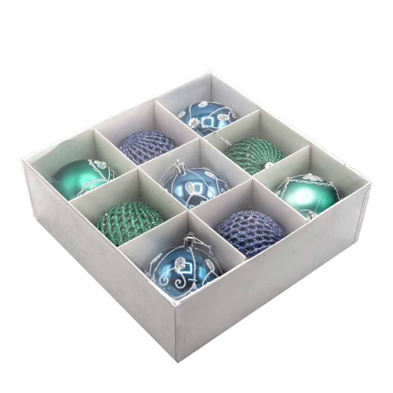 Сувенирная продукция Набор новогодних пластиковых шаров №4 (9 шт.) Заказать